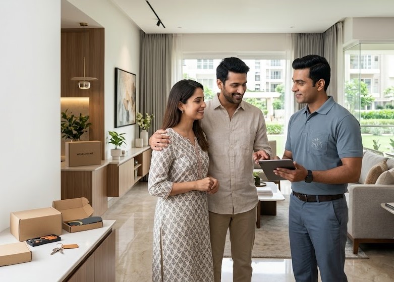 Completed residential property at handover, Lucknow